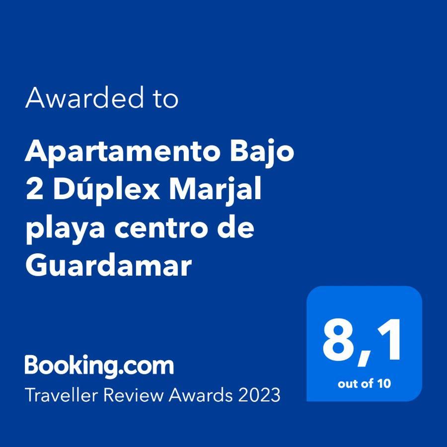Apartamento Bajo 2 Duplex Marjal Playa Centro De Guardamar 瓜尔达马尔·德尔·塞古拉 外观 照片